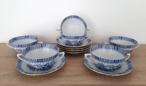 Tlg suppentassen set - 12-tlg., suppentassen-set